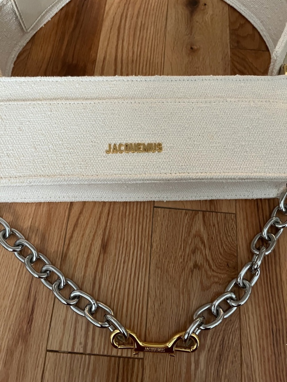 NWOT Jacquemus Beige 'Le Ciuciu' Structured Cotton Bag - Picture 2 of 9